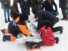В Киеве рыбак провалился под лед