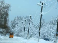 Под Харьковом под тяжестью снега рухнула крыша жилого дома