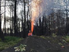 Художник Цай Гоцян устроит пиротехническое шоу в Помпеях