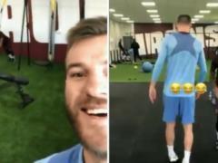 Ярмоленко подурачился в тренажерке и прокричал знаменитое  I love this game 