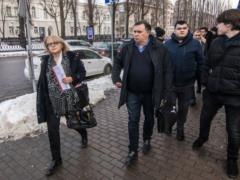Амосова со своими сторонниками пыталась прорваться в университет Богомольца