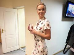 Свитолина в романтичном цветочном платье призналась в любви к Украине