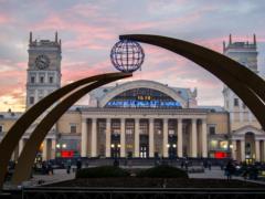В Харькове зацепер пытался прокатиться на электропоезде
