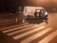ДТП в Харькове: Водитель  LADA  сбил человека на зебре и попытался скрыться