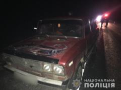 Под Харьковом микроавтобус сбил троих человек, толкавших машину