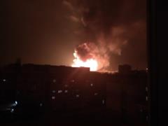 В Кропивницком прогремел мощный взрыв и начался пожар