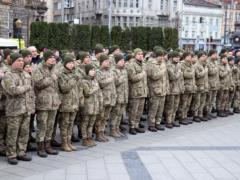 Военнослужащие Национальной академии приняли участие в акции в поддержку пленных украинских моряков