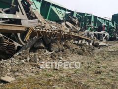 В Киеве сошли с рельсов 7 товарных вагонов
