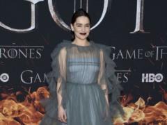 Харингтон с женой и улыбчивая Кларк: звезды  Игры Престолов  посетили премьеру финального сезона