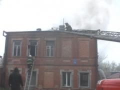 В Харькове горел жилой дом