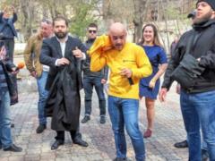 В Одессе Мустафу Найема облили фекалиями