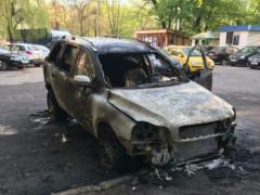 В Днепре сожгли машину главреда местной газеты
