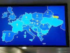 В  Борисполе  транслировали ролик  минстеця  с Украиной без Крыма