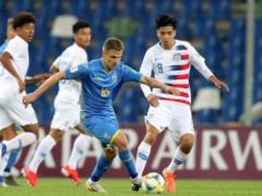 Сборная Украины U-20 начала чемпионат мира с тяжелой победы над США
