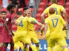 Юношеская сборная Украины одержала победу над Катаром, чем приблизилась к выходу в плей-офф