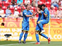 Сборная Украины победила Колумбию и вышла в полуфинал Чемпионата мира