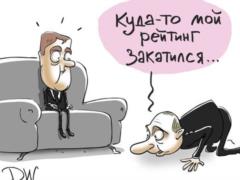 ВЦИОМ зафиксировал снижение рейтинга Путина