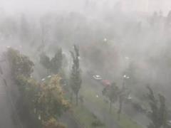 На Киев идет ураган