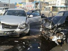 Ужасное ДТП на пр. Гагарина в Харькове, один человек госпитализирован