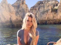 Сексапильная блондинка с финала Лиги чемпионов пробовала выбежать на поле на Кубке Америки