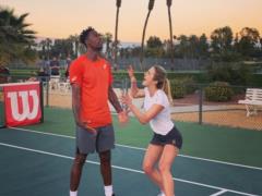 Монфис зажигательным танцем отпраздновал выход Свитолиной в полуфинал Wimbledon