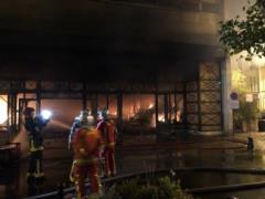 Пожар в пригороде Парижа – сгорел рынок им. Анри Барбюса