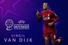 Ван Дейк — лучший защитник Лиги чемпионов-2018/19
