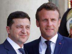 Зеленский полтора часа обсуждал с Макроном результаты саммита G7