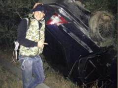 Боксер Беринчик попал в ДТП – авто перевернулось на крышу