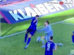 Чемпиона мира-2014 удалили во Второй Бундеслиге за удар соперника в область паха