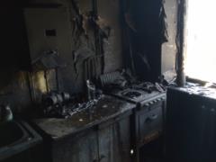 В Запорожской области полицейские спасли из пожара мужчину