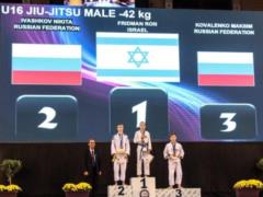 Чемпионом мира по джиу-джитсу стал юный израильский  самурай 