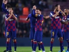 Barcelona is the leader in the number of players who scored this season