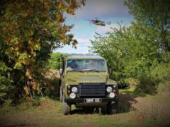 In Lviv region, a border drone discovered a copter with cigarette smuggling