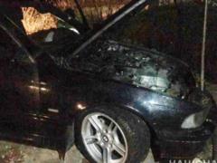 В Люботине сожгли BMW, владелец авто писать заявление в полицию отказался