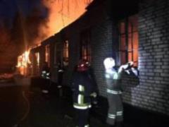 Пожар на военной базе во Львовской области