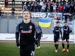 Футболист  Зари  отметился шикарным голом с центра поля