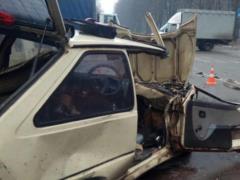 В Харькове на ХТЗ произошло серьезное ДТП: двое пострадавших