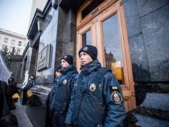 In Kiev, the rule of law on the Day of Dignity and Freedom is provided by 1300 National Guard