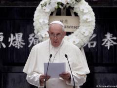 Pope Francis condemns nuclear weapons worldwide