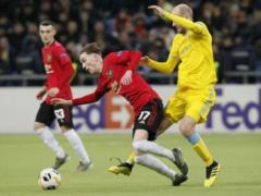  Астана  под руководством украинского тренера сенсационно обыграла  Манчестер Юнайтед  в Лиге Европы