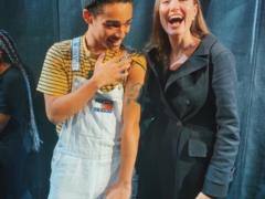 Angelina Jolie met a desperate fan who got a tattoo with a star