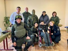 В Ужгороде гвардейцы воплощали в жизнь мечты особенного маленького украинца