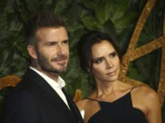 The first photos of the baptism of the youngest children of David and Victoria Beckham appeared on the Web