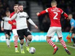 Rooney assisted in his debut at Derby County