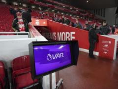 In England, football referees have introduced a new rule for the use of video replay