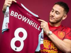 Burnley signed Brownhill and gave him the eighth number