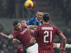 AC Milan scored no points in matches with teams from the top 5 Serie A this season