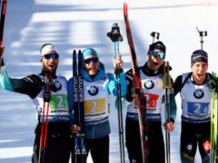 Франция выиграла мужскую эстафету на Чемпионате мира по биатлону, Украина - 12-я