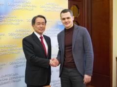 Кучер встретился с Послом Японии в Украине